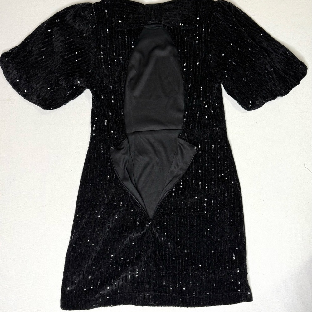Black Sequin Dress - Picture 6 of 9